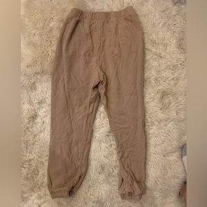 Beige Zara Sweatpants